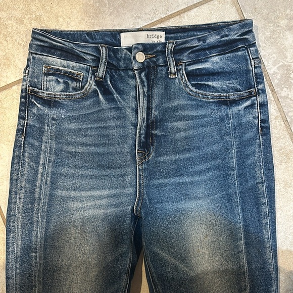 Buckle Bridge by Gly Taylor Ultra High Rise Ankle Crop Jeans 28 - Picture 6 of 8